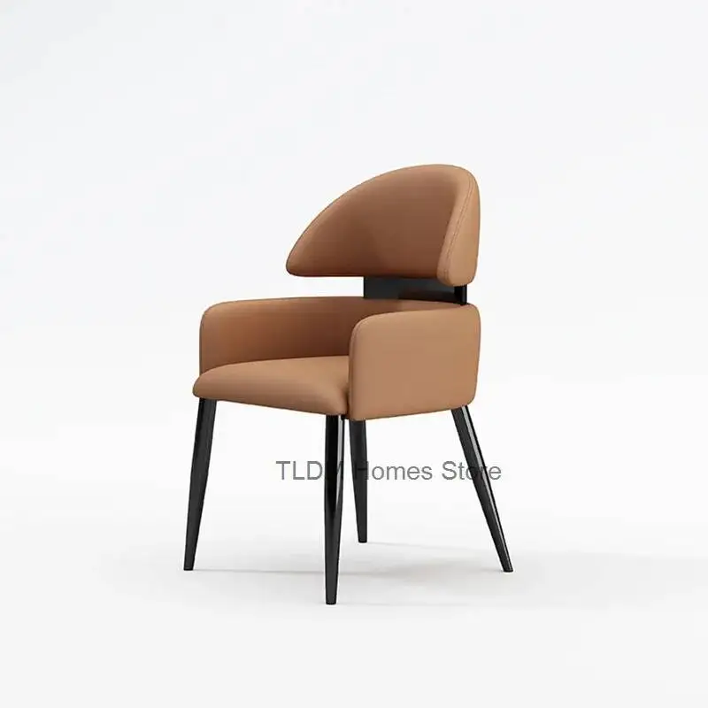 Modern Armrest Dining Chairs Luxury Aesthetic Nordic Kitchen Dinning Chair Conference Custom Chaises Salle Manger Home Furniture