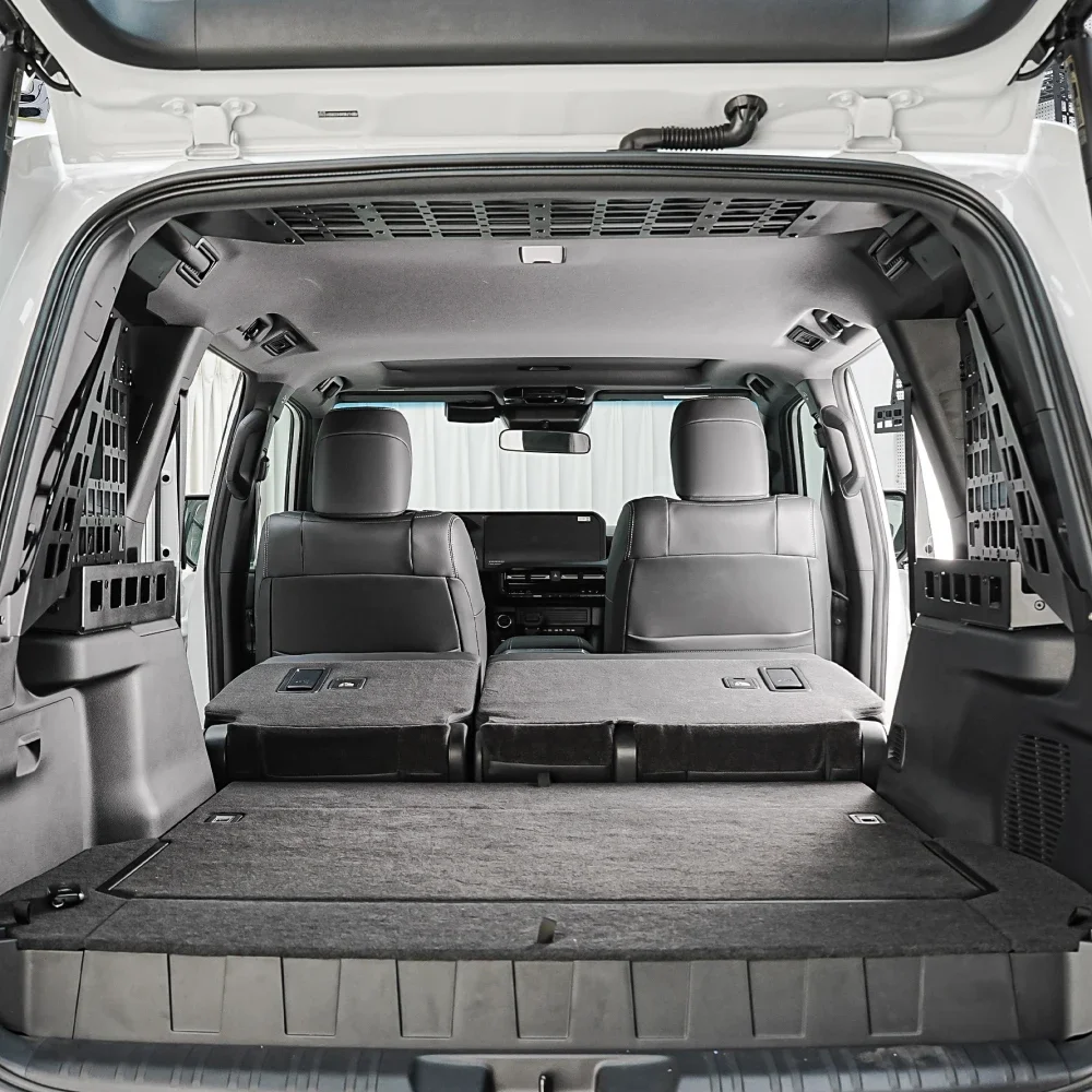Für Toyota Land Cruiser Prado J250 LC250 2024 2025 Modulares Aufbewahrungsregal Kofferraum-Organizer MOLLE-Panels