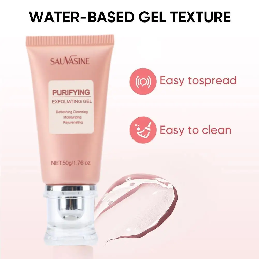 

50g Face Exfoliating Gel Cleaning Pore Gentle Purifying Exfoliating Gel Control Remove Dead Skin Moisturizing Scrub Skin Care