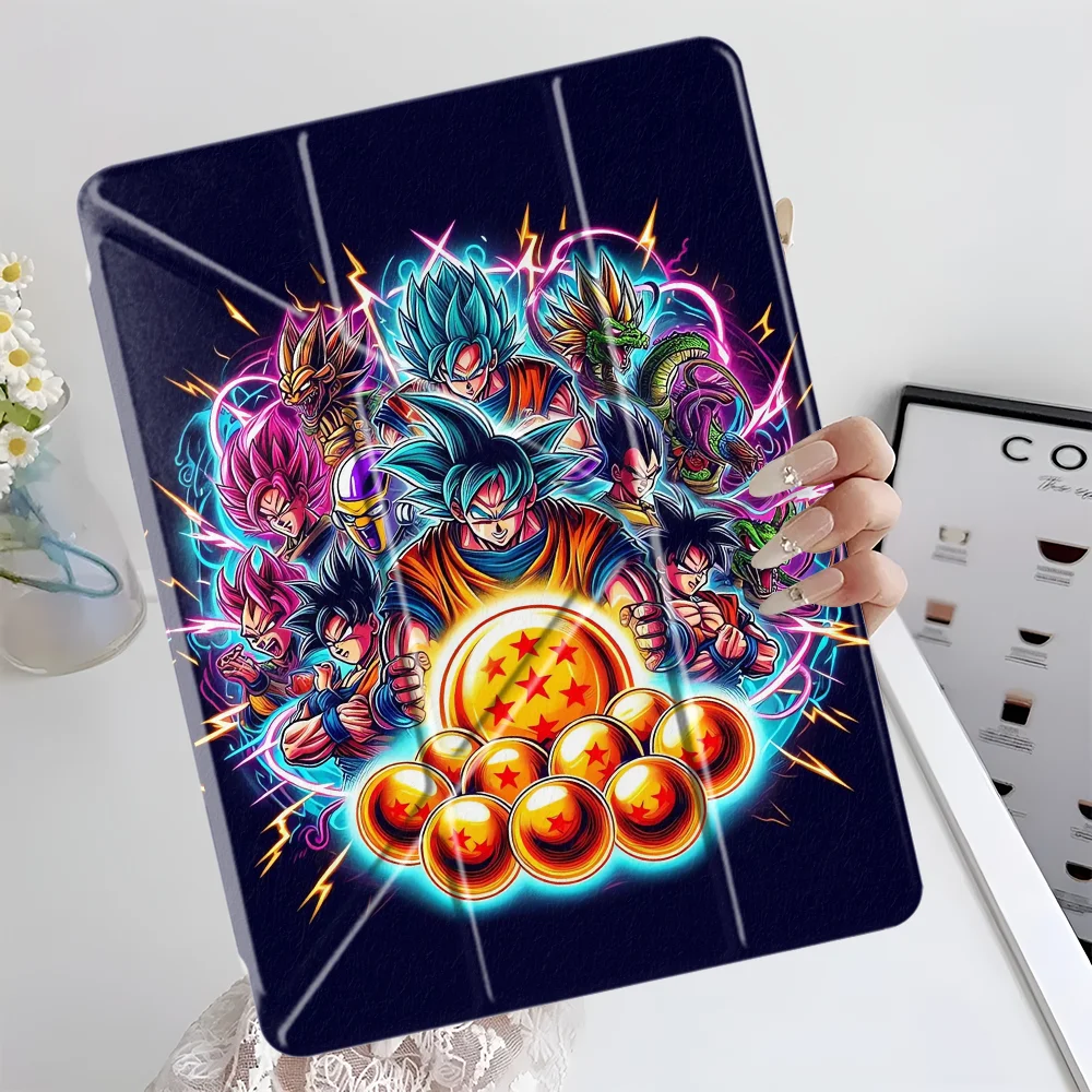 Dragon Ball Cartoon With Pen Slot Cover Tablet Case For Samsung Galaxy Tab A9 Plus S9 Plus S7 FE S10 Lite A8 A11 S8