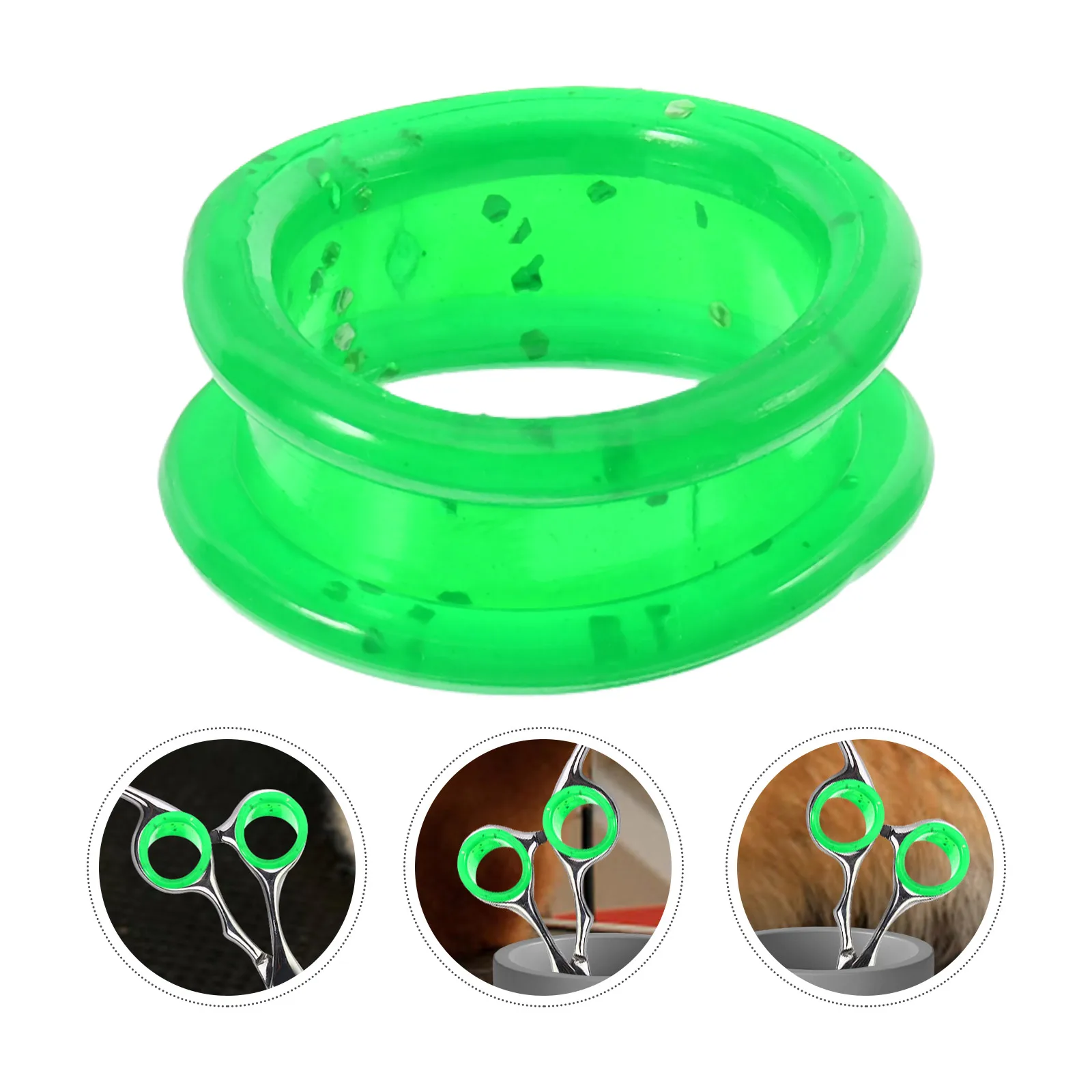 

12 Pcs Scissors Silicone Ring Dog Grooming Tools Accessory Rubber Accessories Hair Trimmer Kit Shears Comb