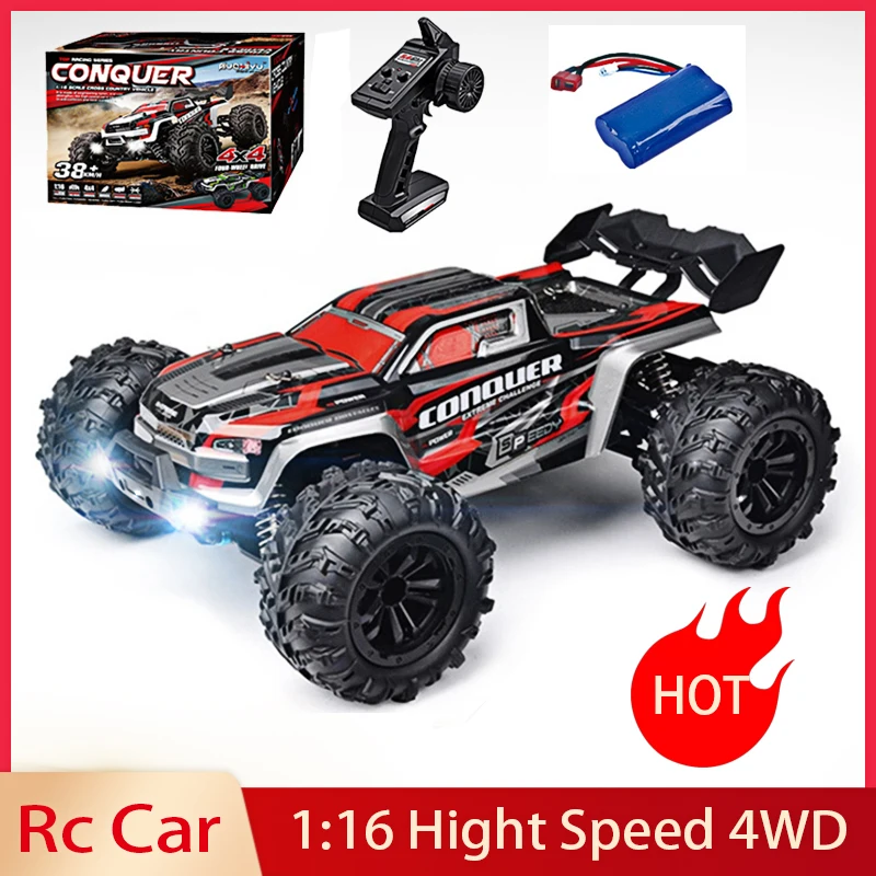 

4x4 Off Road Remote Control Car 2.4G High Speed Drift RC Car 4WD 1:16 RTR with Led Light Vehicle Toy Gifts For Children Kids Boy