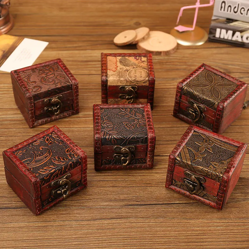 Retro Holz Hochzeit Süßigkeiten Lagerung Geschenk Box Schlafzimmer Dekoration Reine Handgemachte Alte Schießen Requisiten Schreibtisch Zubehör Miniatur Artikel