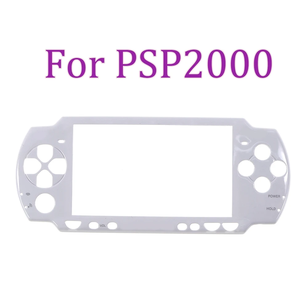 12pcs/lot Multi-color For PSP 2000 New Housing Front Faceplate Case Shell Cover With Logo top front cover for PSP2000