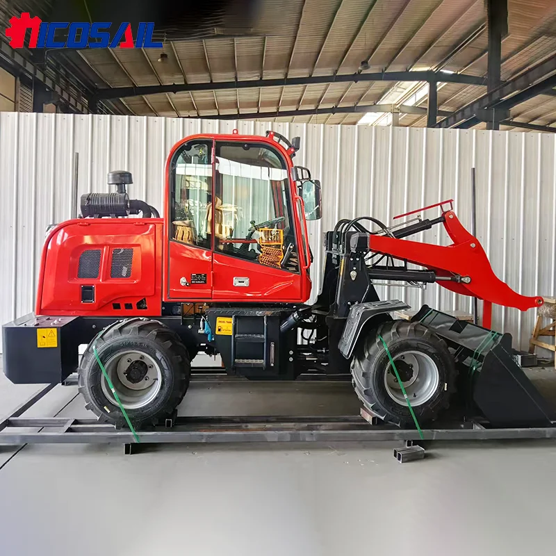 

KZL918 Compact Wheel Loader Telescopic Boom 2.8m Dump Height CE EU Compliance