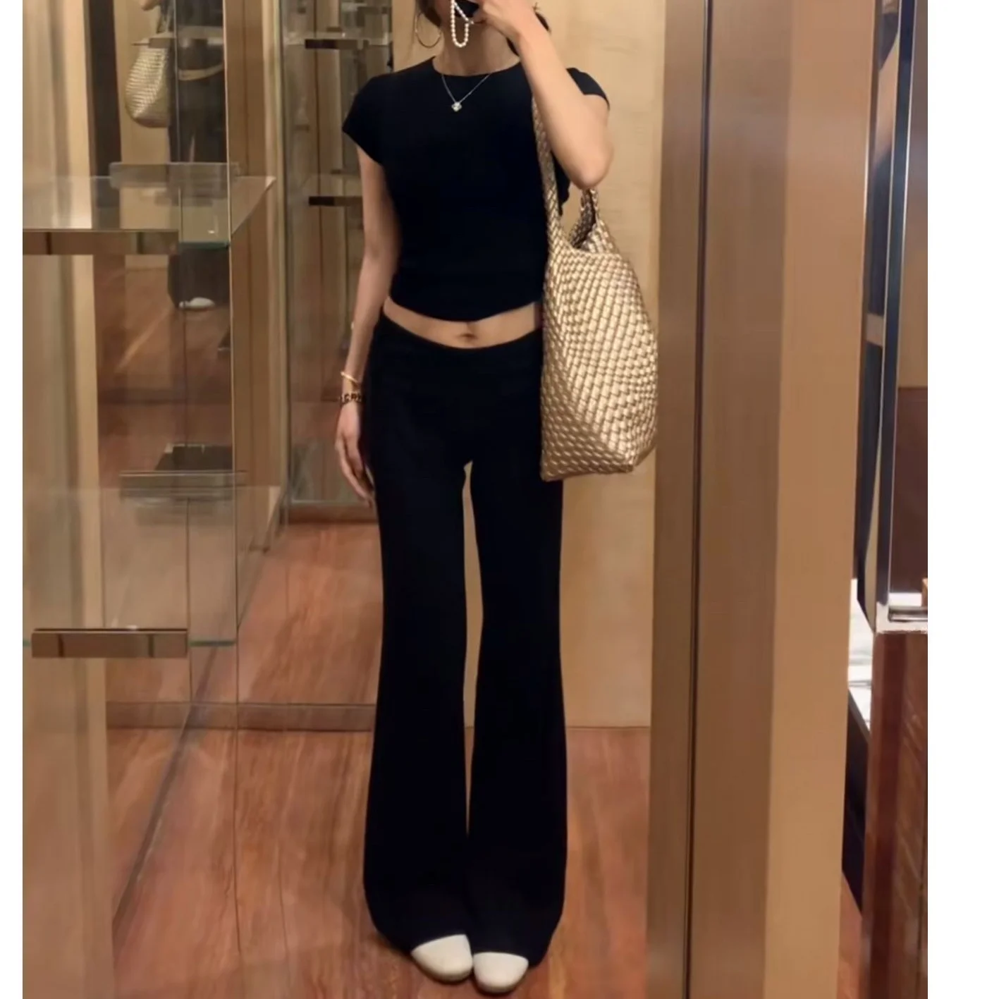 Calças largas femininas macias e preguiçosas de cintura alta primavera verão novas calças casuais sle leggings longas calças com punho vertical