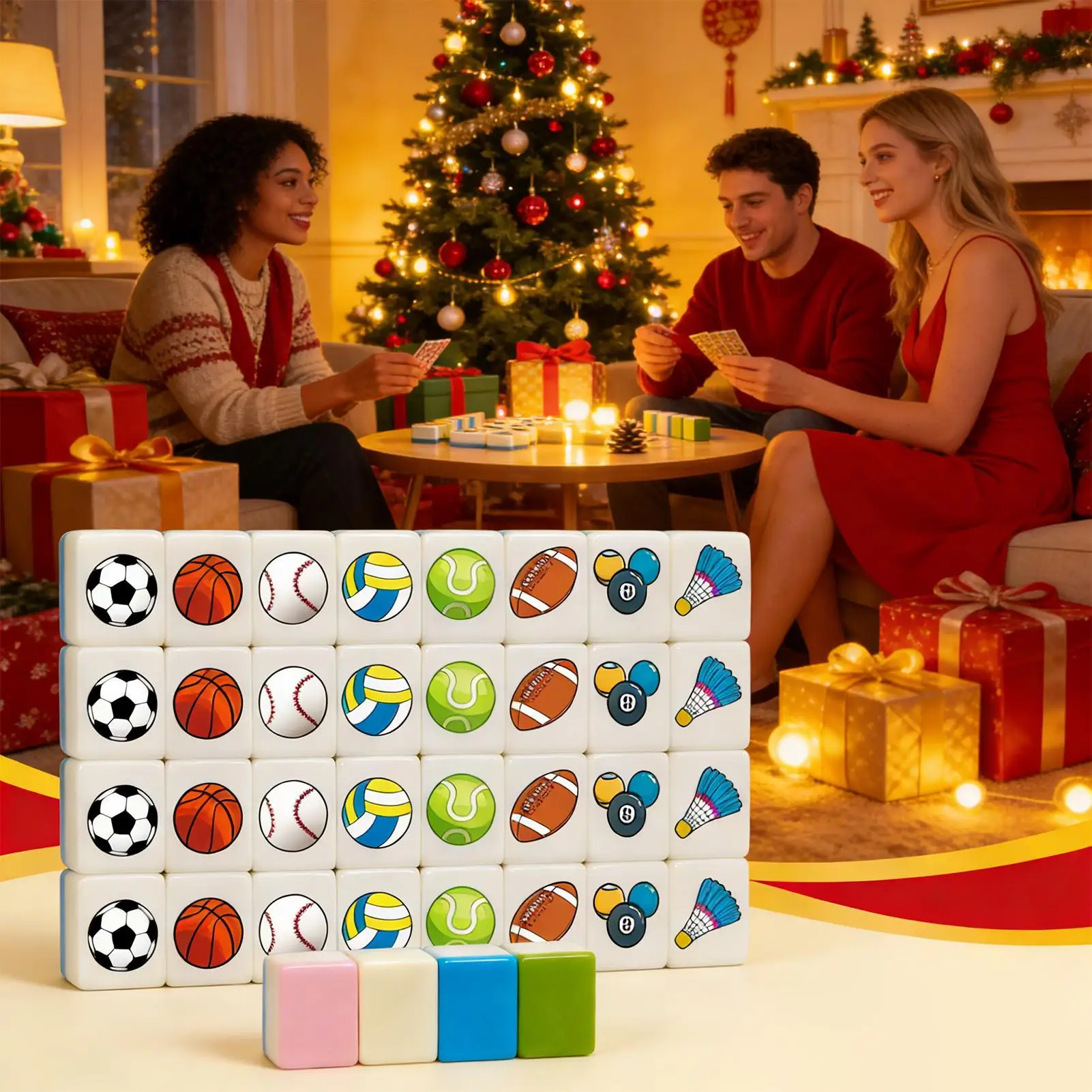 

Набор для игры в маджонг из смолы с флагом страны, для мужчин, женщин, молодежи, подростков, дочерей, семьи, друзей, на школьные праздники