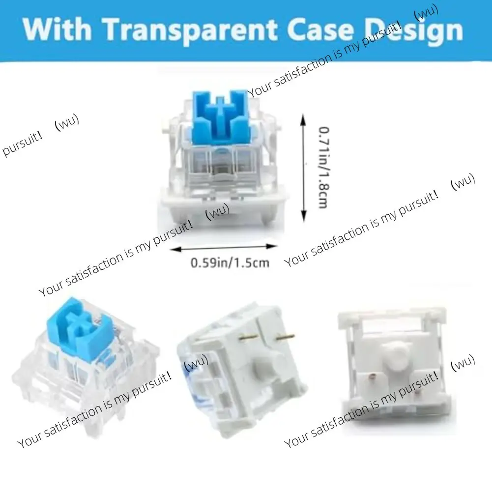 36Pcs Keyboard Switch Keyboard Clicker Key 3 Pin Tactile Switch For MX FOR Outemu RGB FOR Redragon FOR E-Yooso Replacement