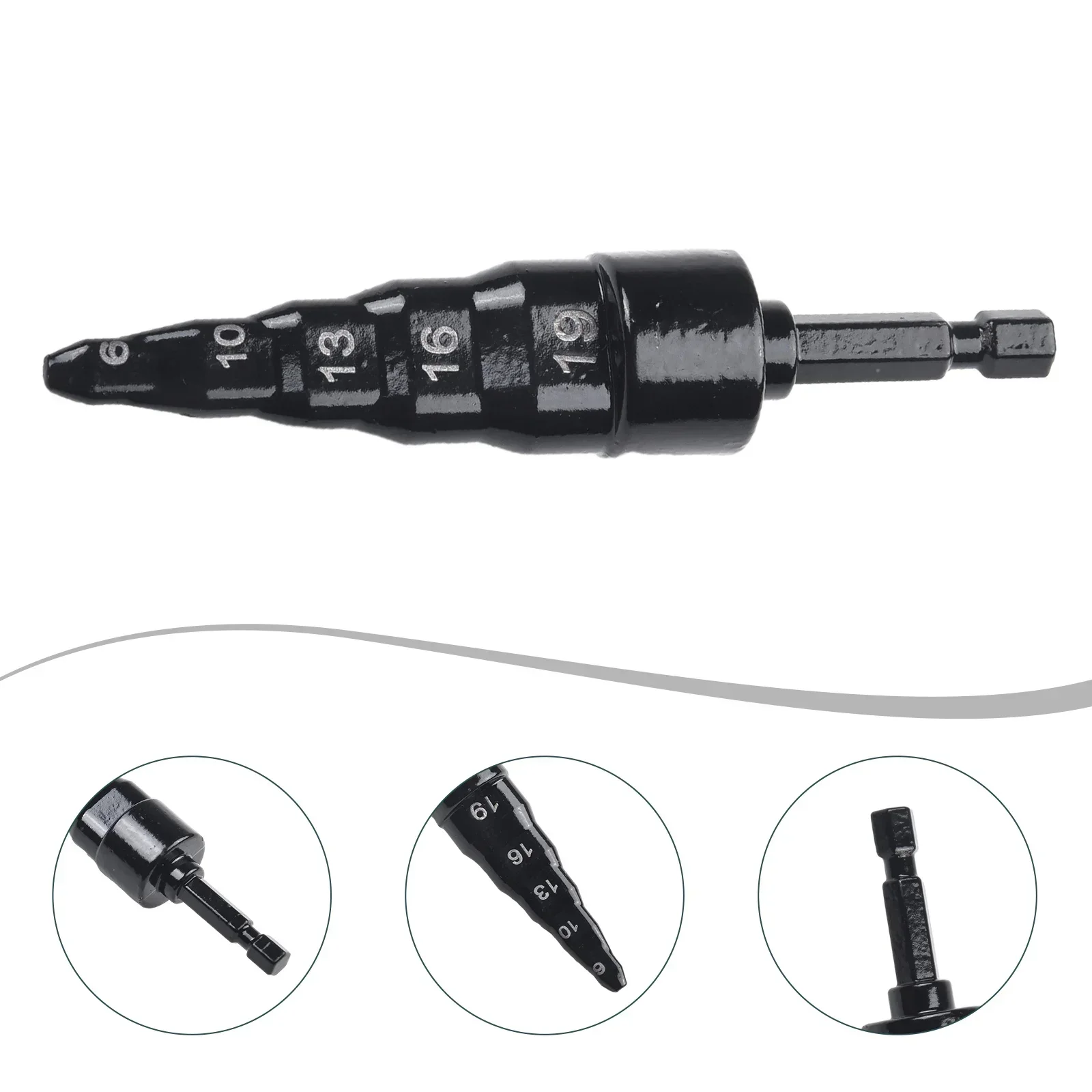 

Convenient 5 In 1 Repair Tool Air Conditioner Copper Pipe Expander Swaging Drill Bit Set Includes 5 Sizes Of Drill Bits