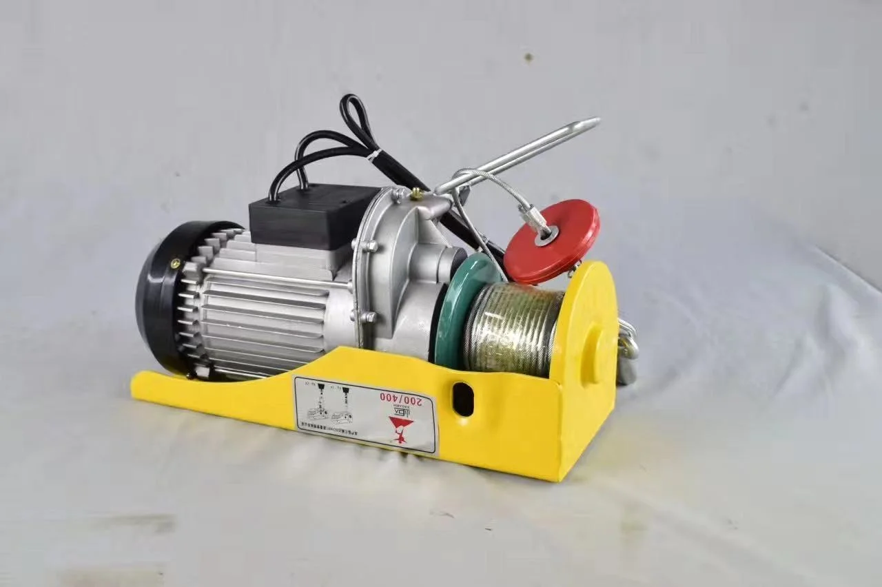 Mini Electric Crane Hoist Home Red Motor Training Power Sales Pendent Color Support Wire Method Origin Type Online Rope