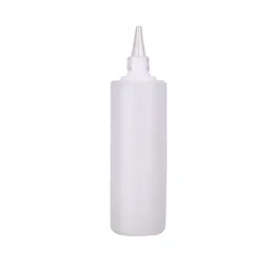 500ML Refillable Squeeze Bottle Leak-proof Honey Seasoning Pigment Bottle Not Easy To Deform Dropper Bottle With Dust Lid Funnel