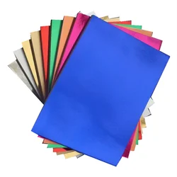 25 Sheets A4 Size 250G Metallic Cardstock Mirror Card Paper For Art Craft Paperboard Sheets