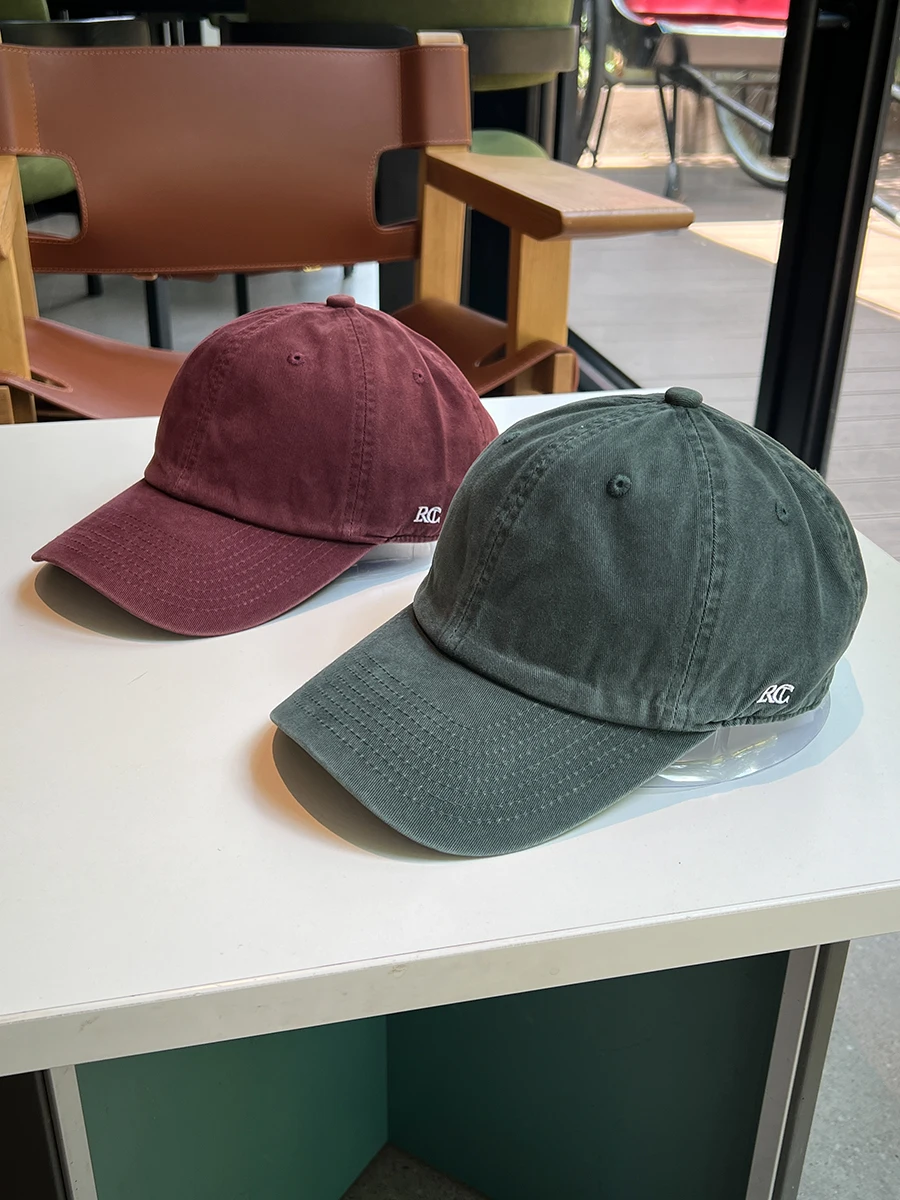 

Embroidered Letter Baseball Cap Soft Top Duckbill Cap for Men