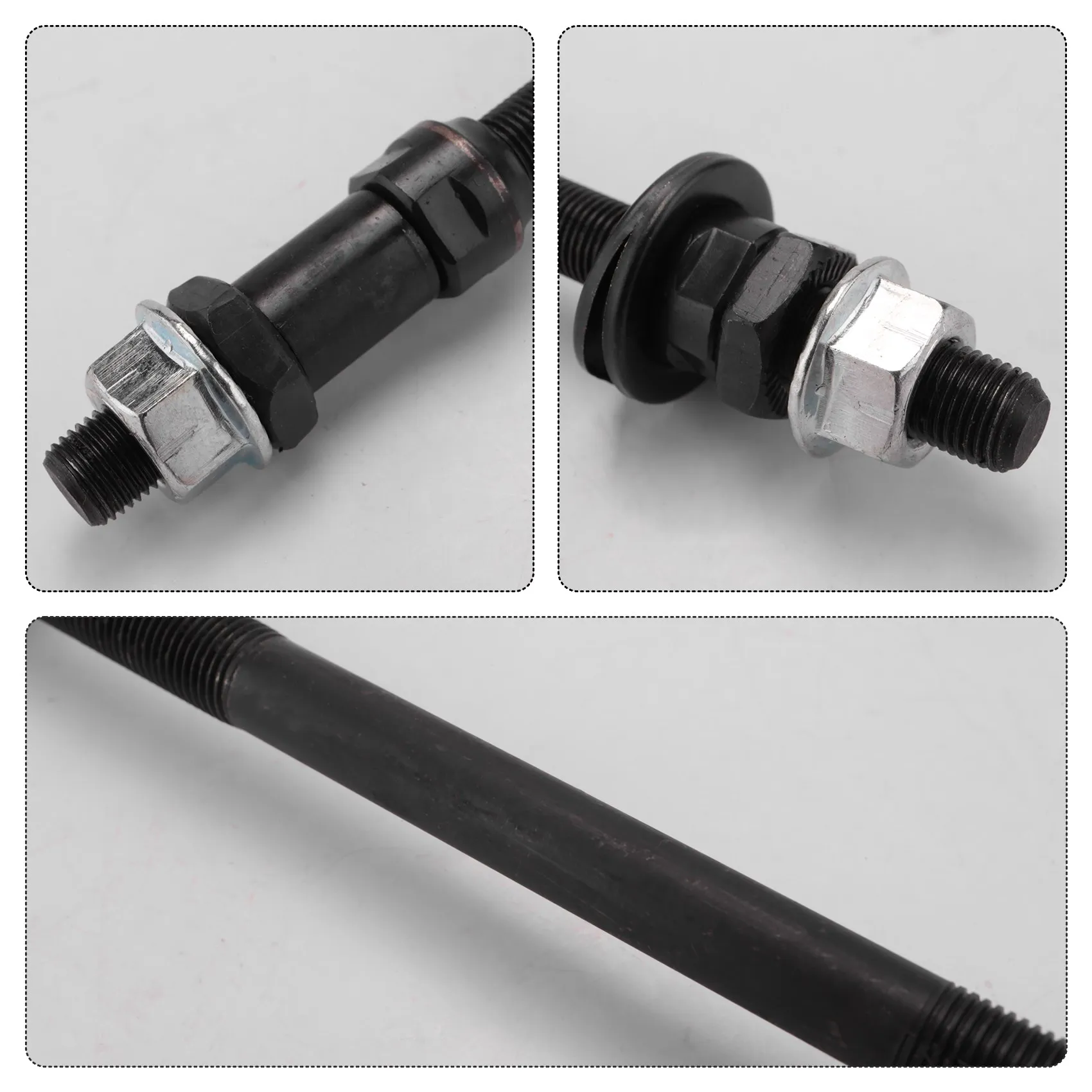 A26P 길어진 240mm 산악 자전거 스노우 자전거 자전거 허브 리어 액슬 재장착 솔리드 액슬 리어 액슬 자전거 액세서리 액슬