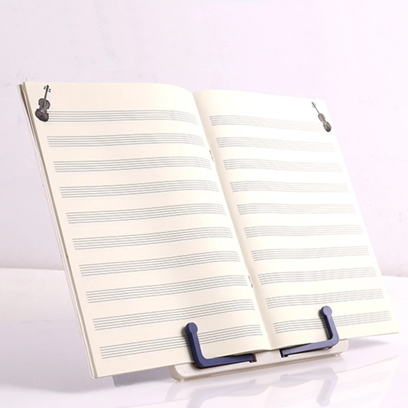 1 PC Lightweight Adjustable Portable Book Stand  for Reading  Music Score, Drawing, and More - Durable Plastic Construction