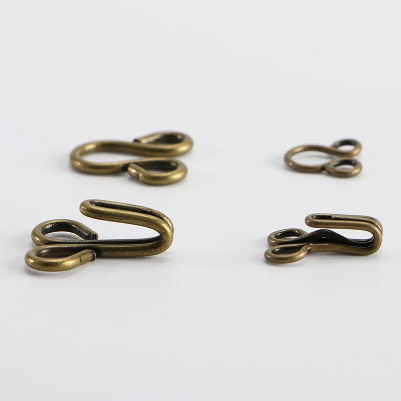 24 Pairs Invisible Mini Bra Underwear  Metal Buckle Button Hidden Hook Button for Garment Bag Sewing Accessories