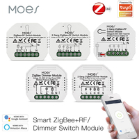 Tuya ZigBee 3.0 Smart Light Switch Relay Module 1/2/3 Gang Smart Life/Tuya Control, 2MQTT Setup with Alexa Google Home Yandex