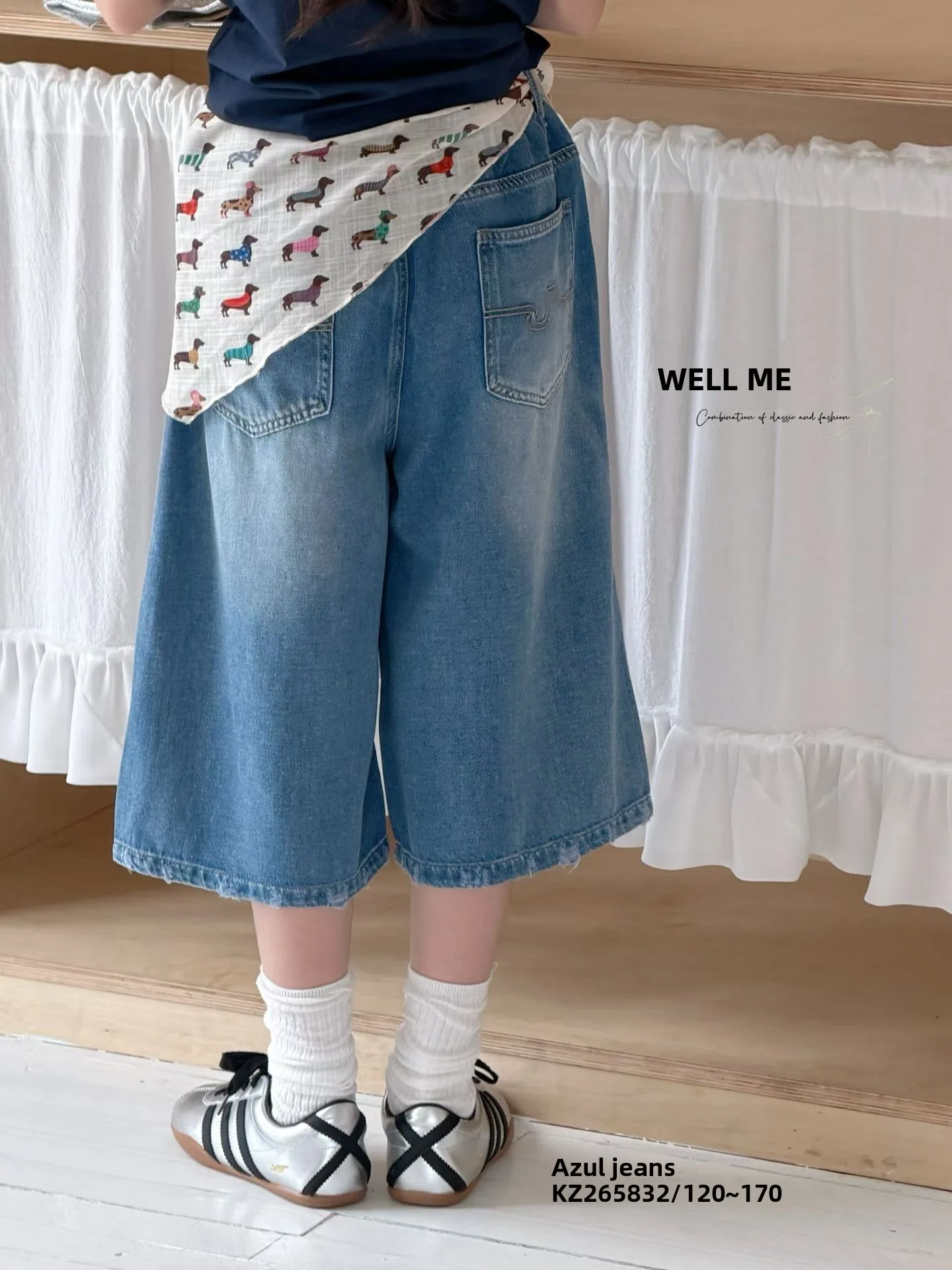 shorts-en-jean-polara-pour-enfants-coupe-decontractee-nouveau-style-d'ete-version-coreenne-unisexe-pantalon-large-en-coton-tendance