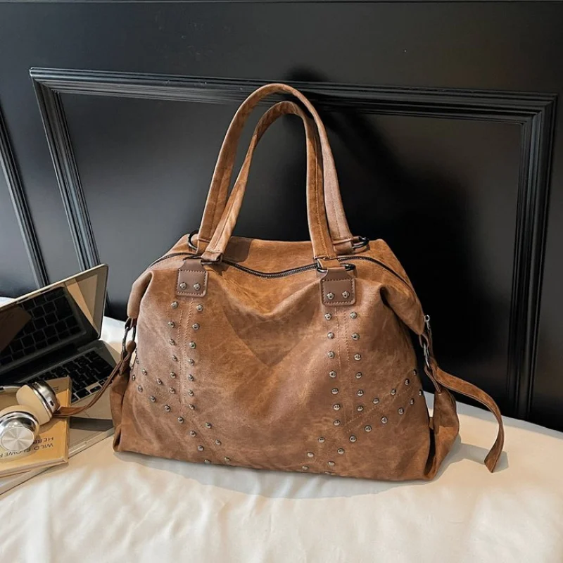 

Elegant Women's Leather Shoulder Bag Designer Crossbody Handbag Luxury Tote Purse For Ladies Trendy Chic