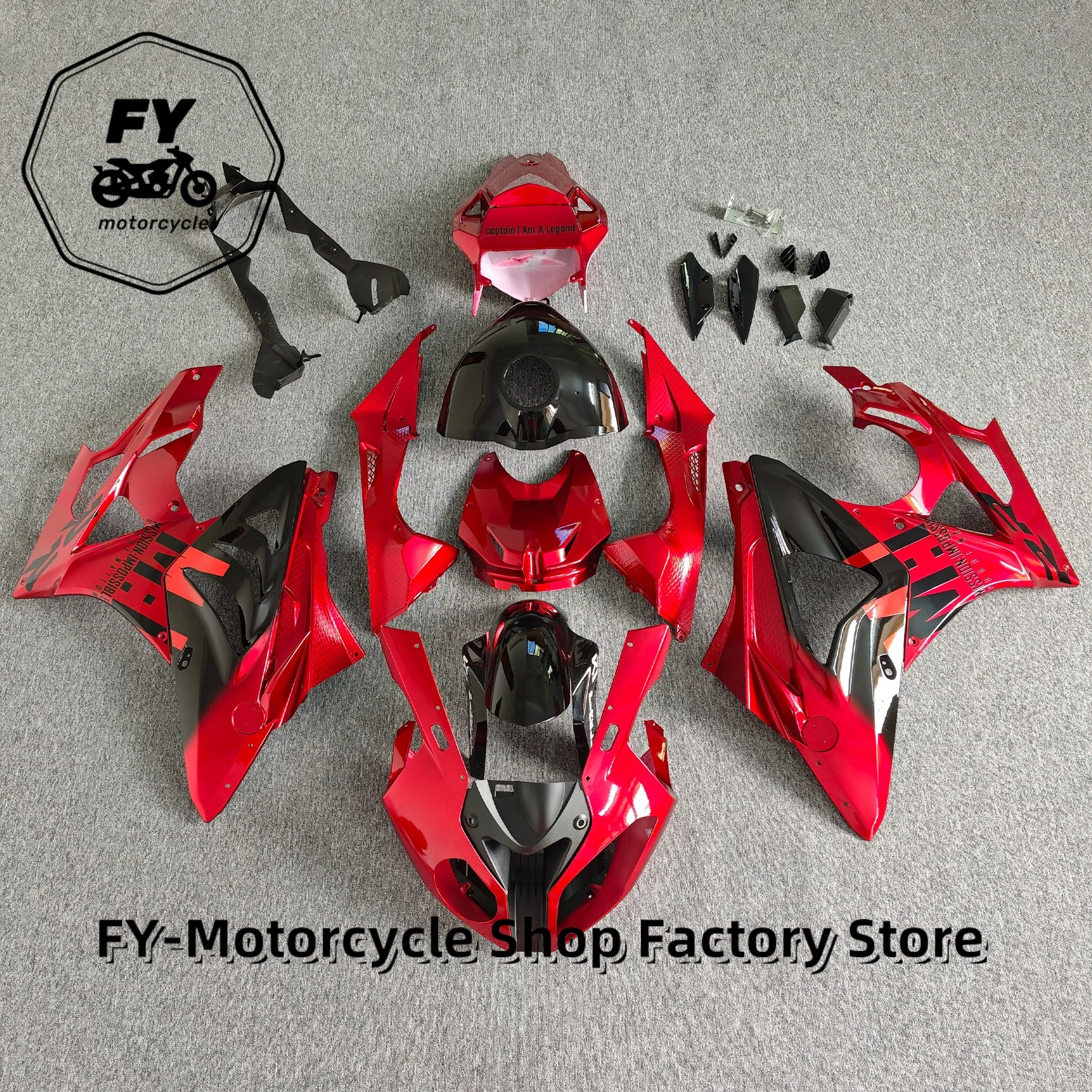 Moke moto Motorcycle Fairings Kit Fit For S1000rr 2009 2010 2011 2012 2013 2014 Bodywork Set Red Black