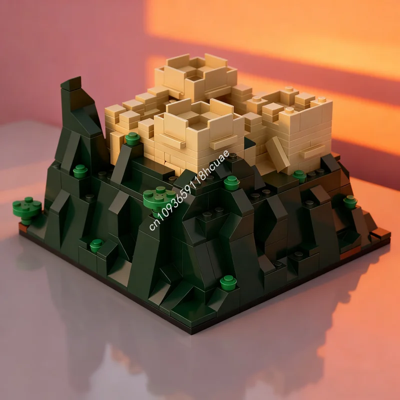 

446pcs MOC Temple The Jungle Architectureed Model Building Blocks Assemble DIY Idea Christmas Gifts Education Toy Kids Birthday