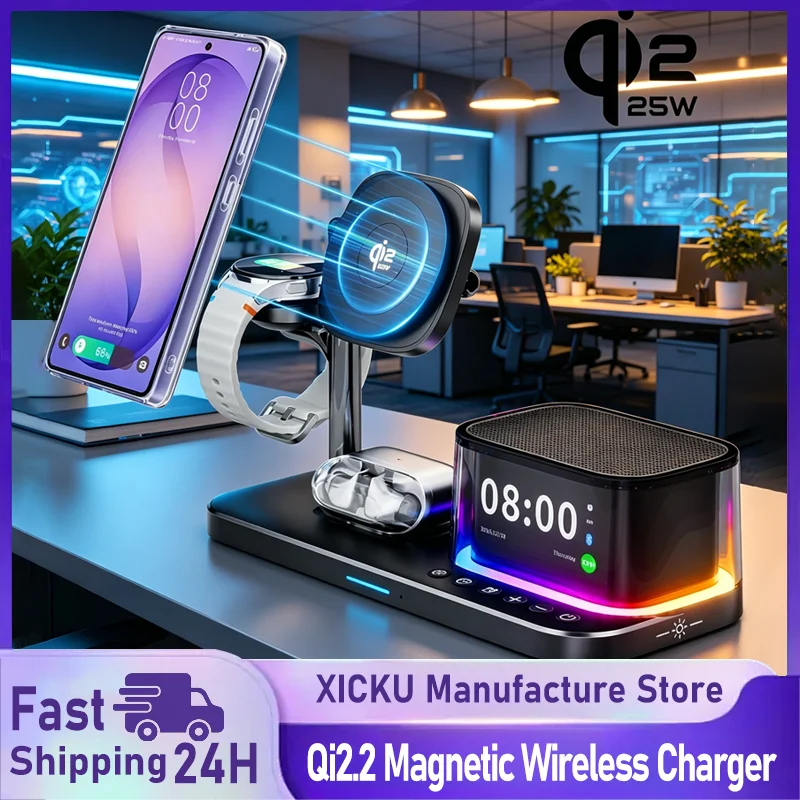 7-in-1-magnetic-wireless-charging-station-for-iphone-16~17-pro-max-qi22-charger-bluetooth-speaker-for-apple-samsung-watch