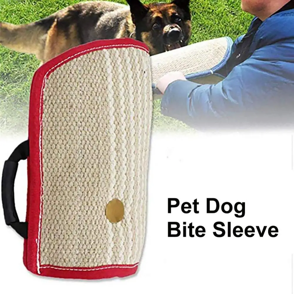 Malinois Shepherd Dog Pet Training Bite Tugs Thicken Linen Arm Sleeve Dog Accessories Longer tear resistant protector