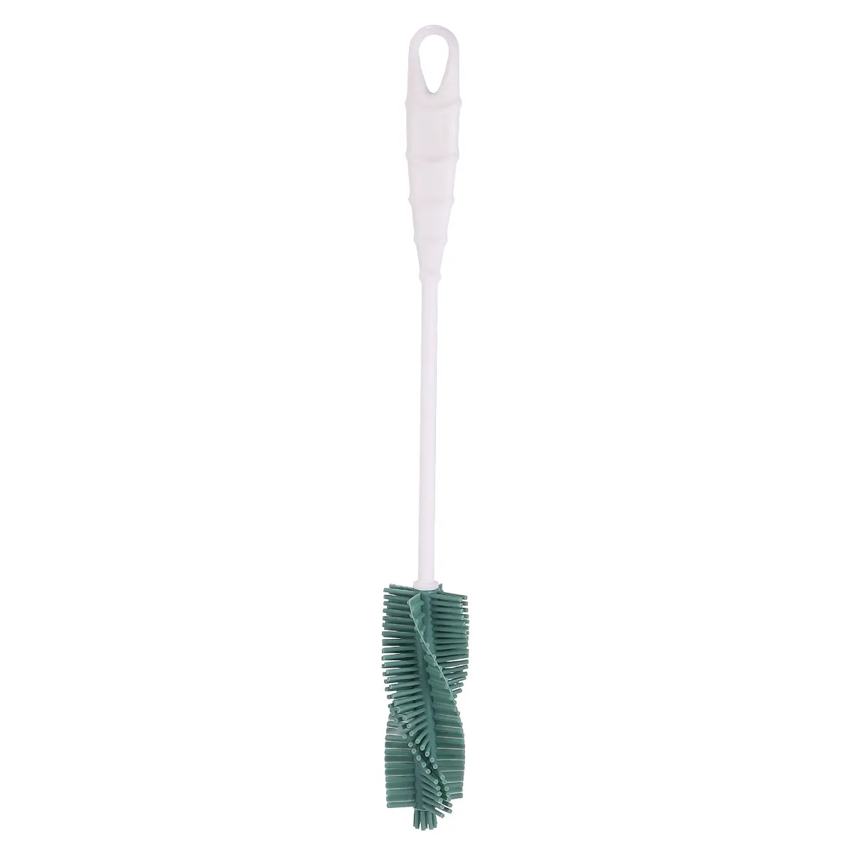 

Silicone Feeding Bottle Brush Long Handle Pink Cleaner for Bottles Cups Glassware Hard-to-Reach Corners Stain Removal Kitchen