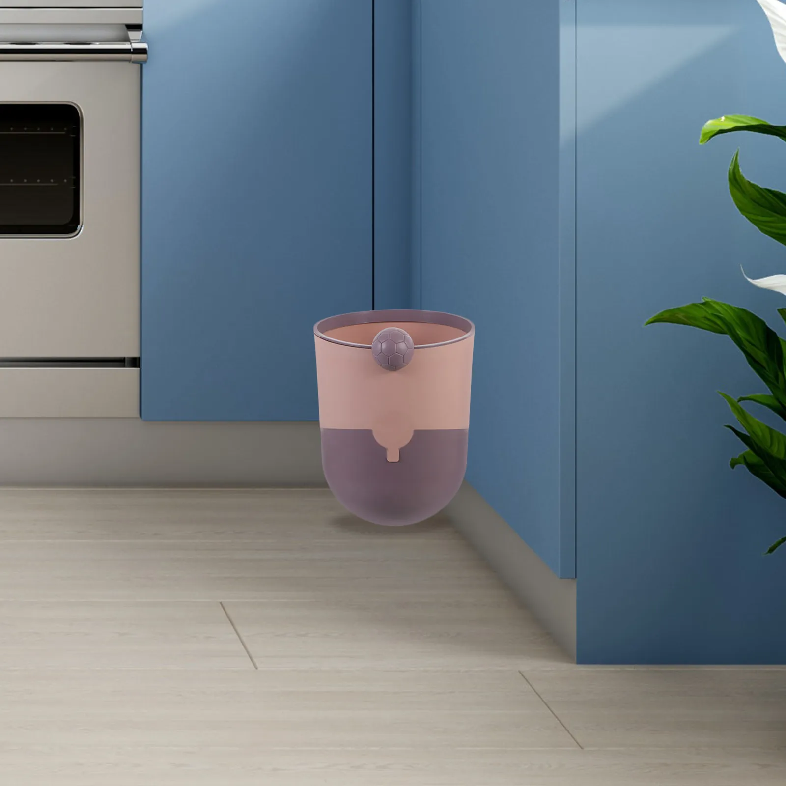 

Мусорное ведро в скандинавском стиле большой вместимости с мультяшным принтом для кухни, спальни, ванной комнаты, офиса, декоративное