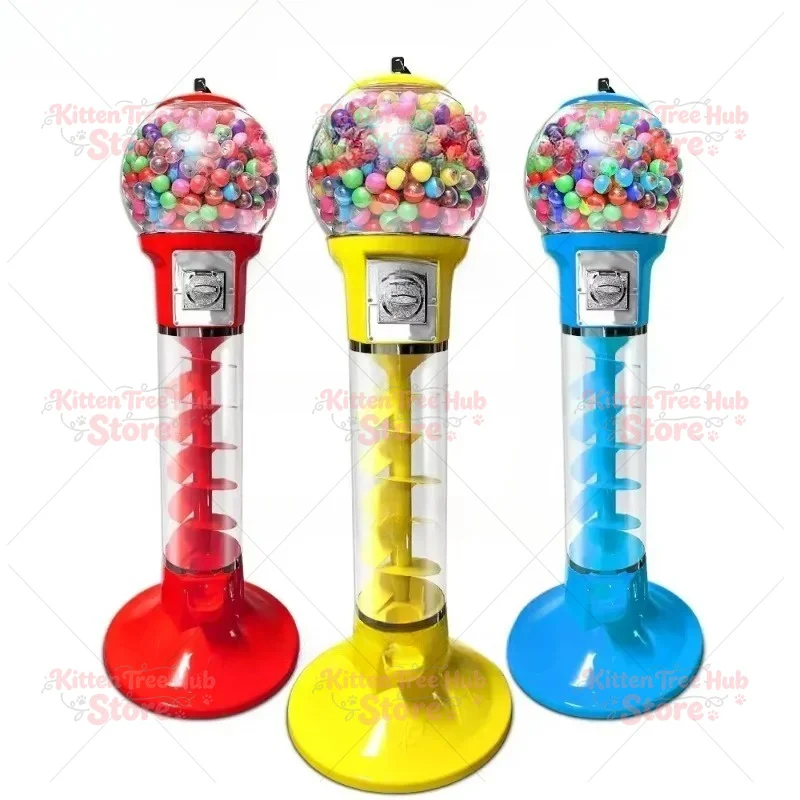 Balls Capsule Coin Operated  Cotton Candy Vending Machine