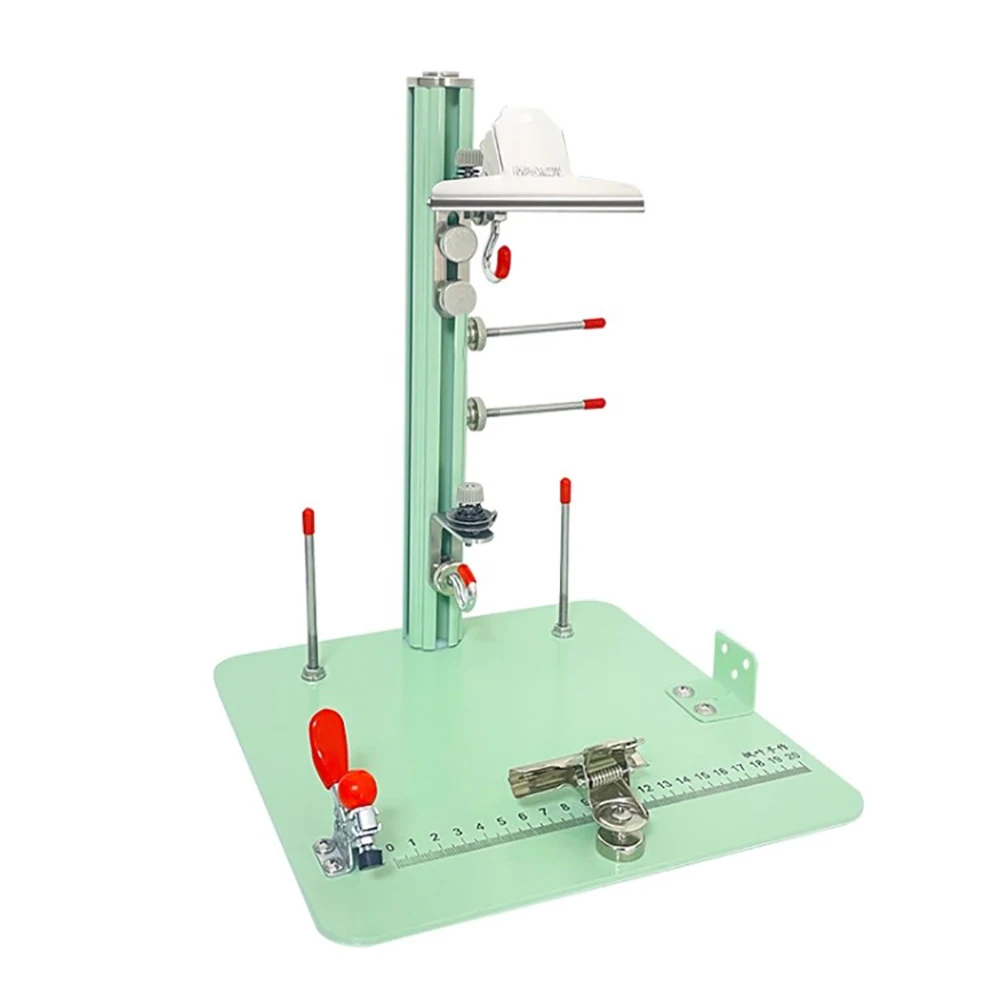 

Professional Braiding Workbench - Heavy-Duty Jewelry Crafting Stand with Multi-functional Clamps (100mm Width)
