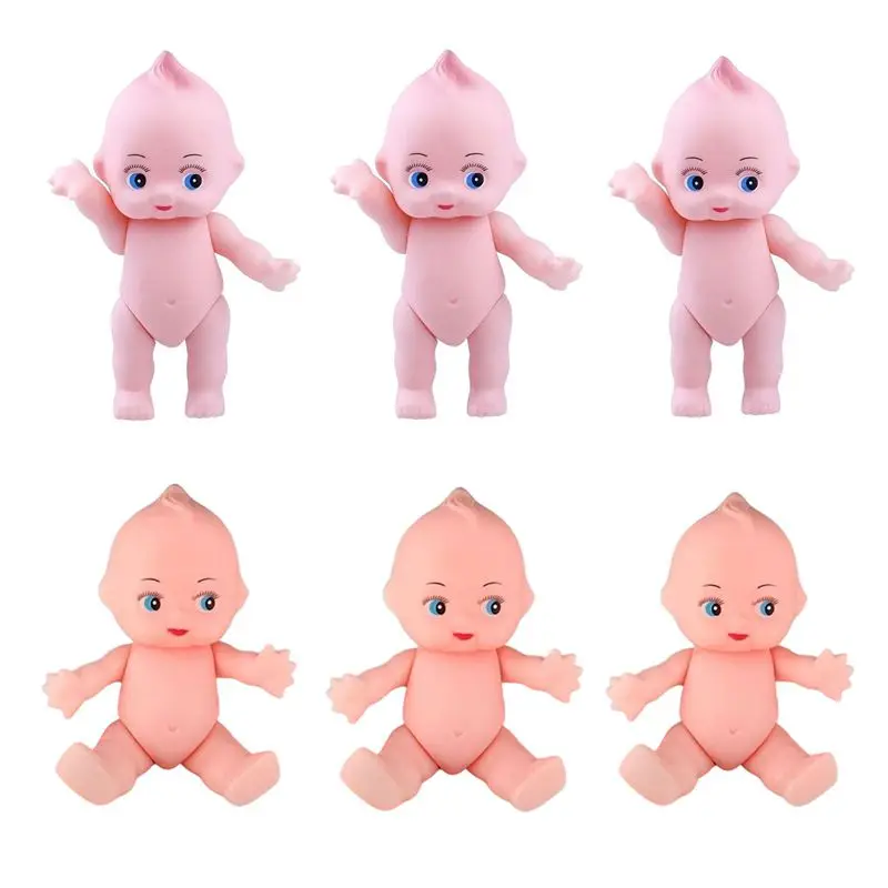 

6 шт. куклы реборн 5,9 дюйма, детская модель, игрушки, имитация куклы, быстрая доставка, подарок на день рождения для девочек, детей, сделай сам