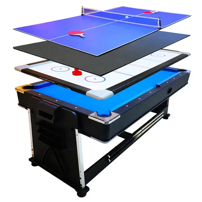 Multifunctional Billiards Table Game Table Snooker Seven Foot Environmentally Friendly High Density Fiberboard