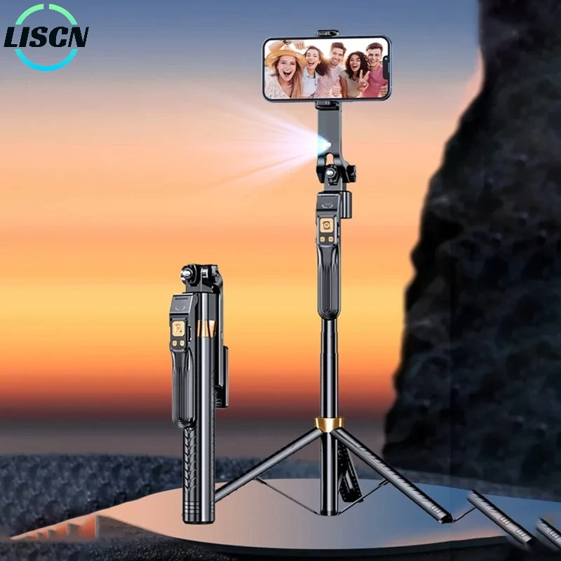 

CL11 AI Cloud Eye Smart Tracking Gimbal 1,8 м Подставка для прямой трансляции телефона Bluetooth-совместимый штатив для селфи-палки