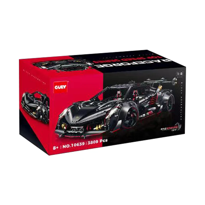 En STOCK 10639 MOC técnico 1:8 RC coche deportivo Veneno bloques de construcción modelo juguetes de ensamblaje para niños conjunto de regalo de Navidad