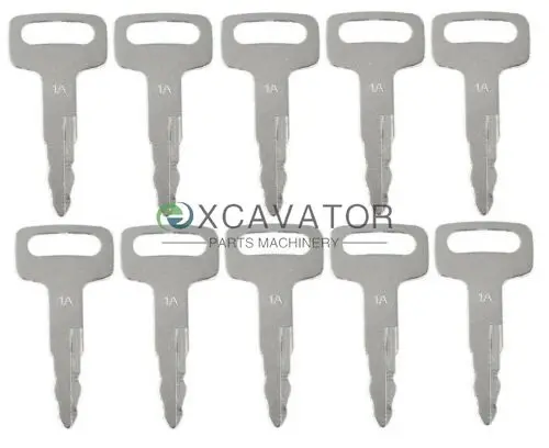 

10pc Heavy Equipment Key KEY00-GB01A 1A For Nissan Forklift