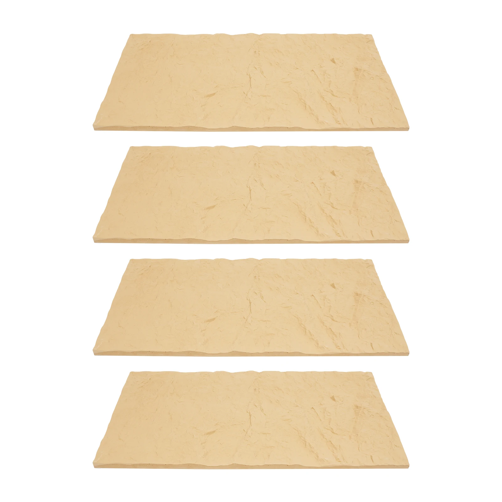 4 قطع من ألواح الحائط المصنوعة من الحجر الصناعي مقاس 60 × 120 م، لوحات PU باللون الأصفر والذهبي/الأسود لديكور الحائط الداخلي، جدار حجري مقلد للمنزل والمكتب