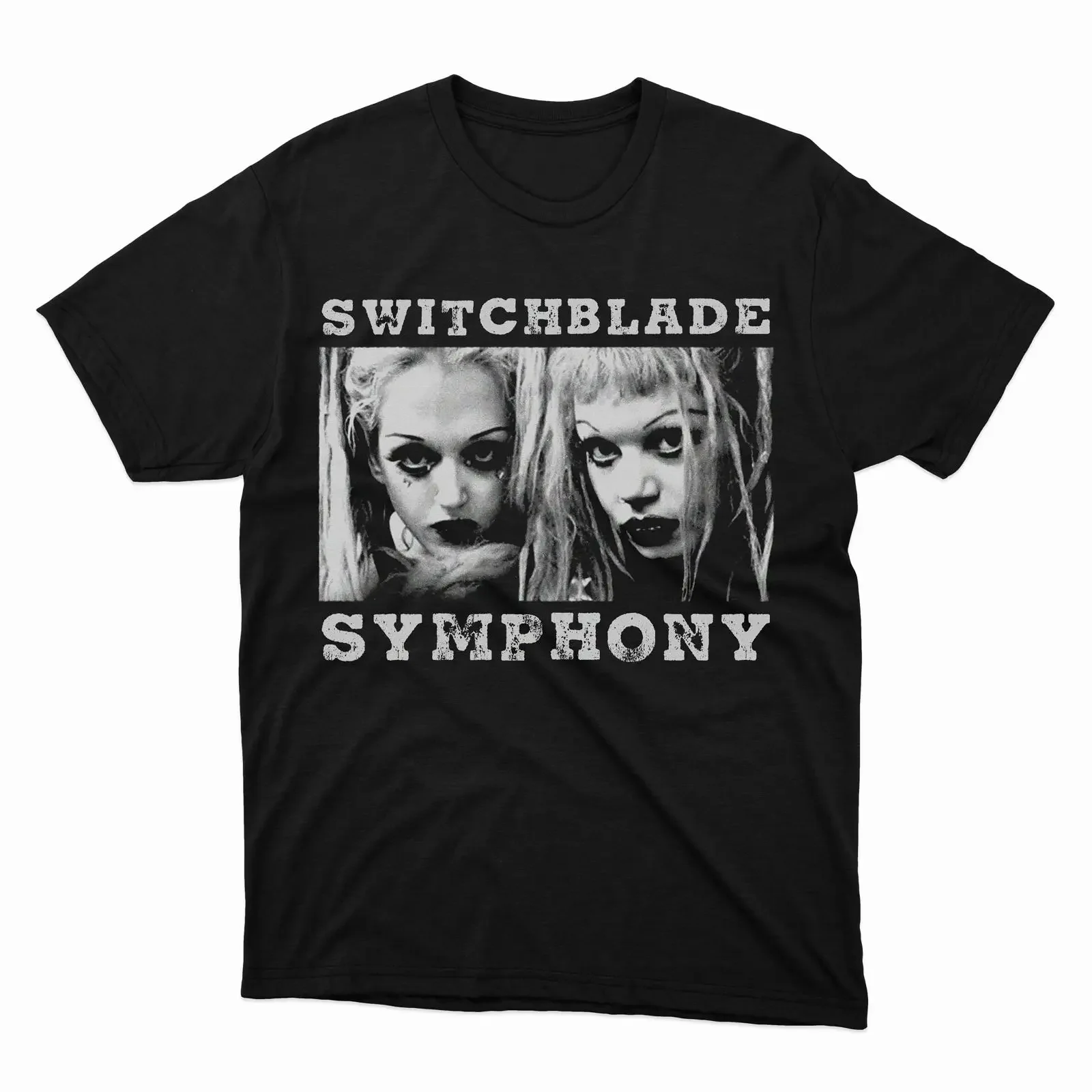 Switchblade Symphony T Shirt Gothic Rock Subculture Darkwave vintage Washed Top For Everyday Wear Stylish Comfortable graphic