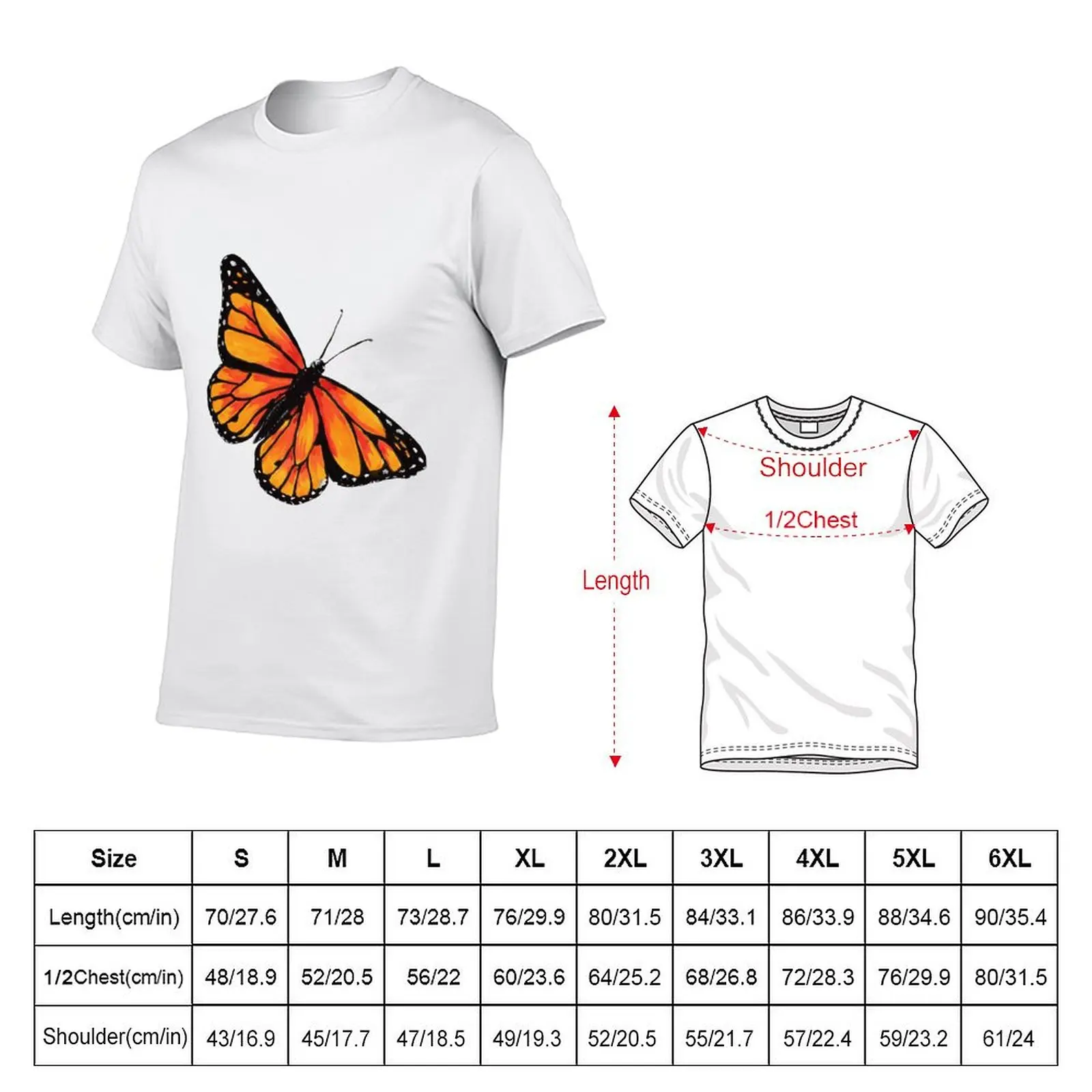 Monarch Butterfly Soaring T-Shirt graphic t shirts for man man t shirt graphic T-Shirt
