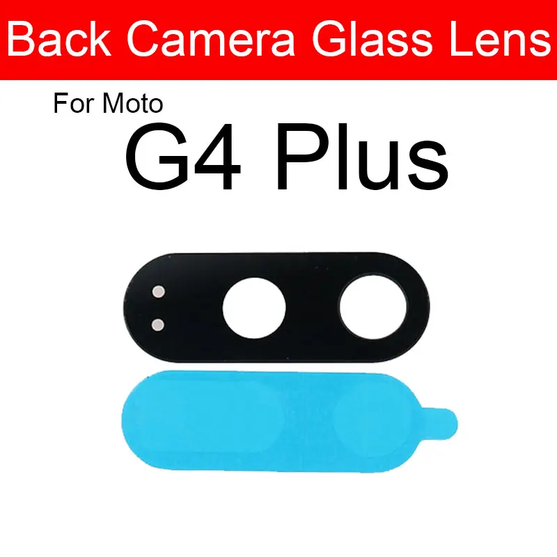 Back Camera Glass Lens For Motorola Moto G4 G5 G5s G6 G7 Plus Play Power Rear Main Camera Glass Lens with Adhesive Sticker