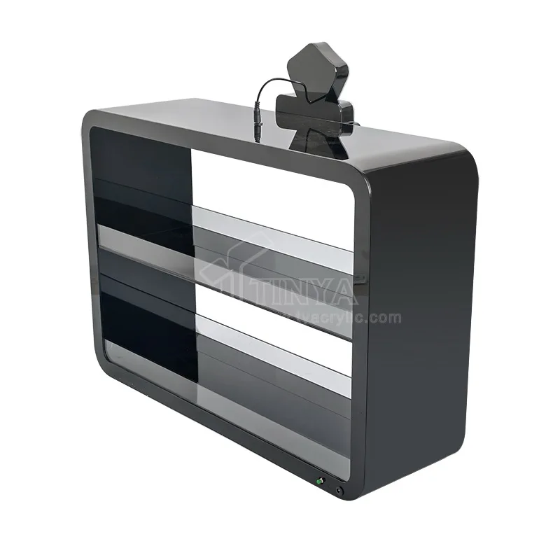 Custom.Tinya LED Maßgeschneiderte Acryl Display Show Acryl Display Stand Store Smoke Shop Acryl Display Rack