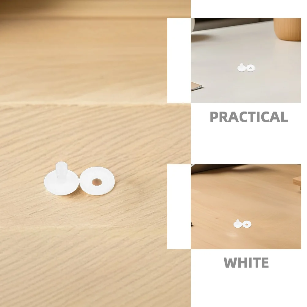 40Set Plastic Joint Connectors Flexible Movable Puppet Skeletons DIY Bear Figure Crafting Accessories Set Plastic Animal Joints