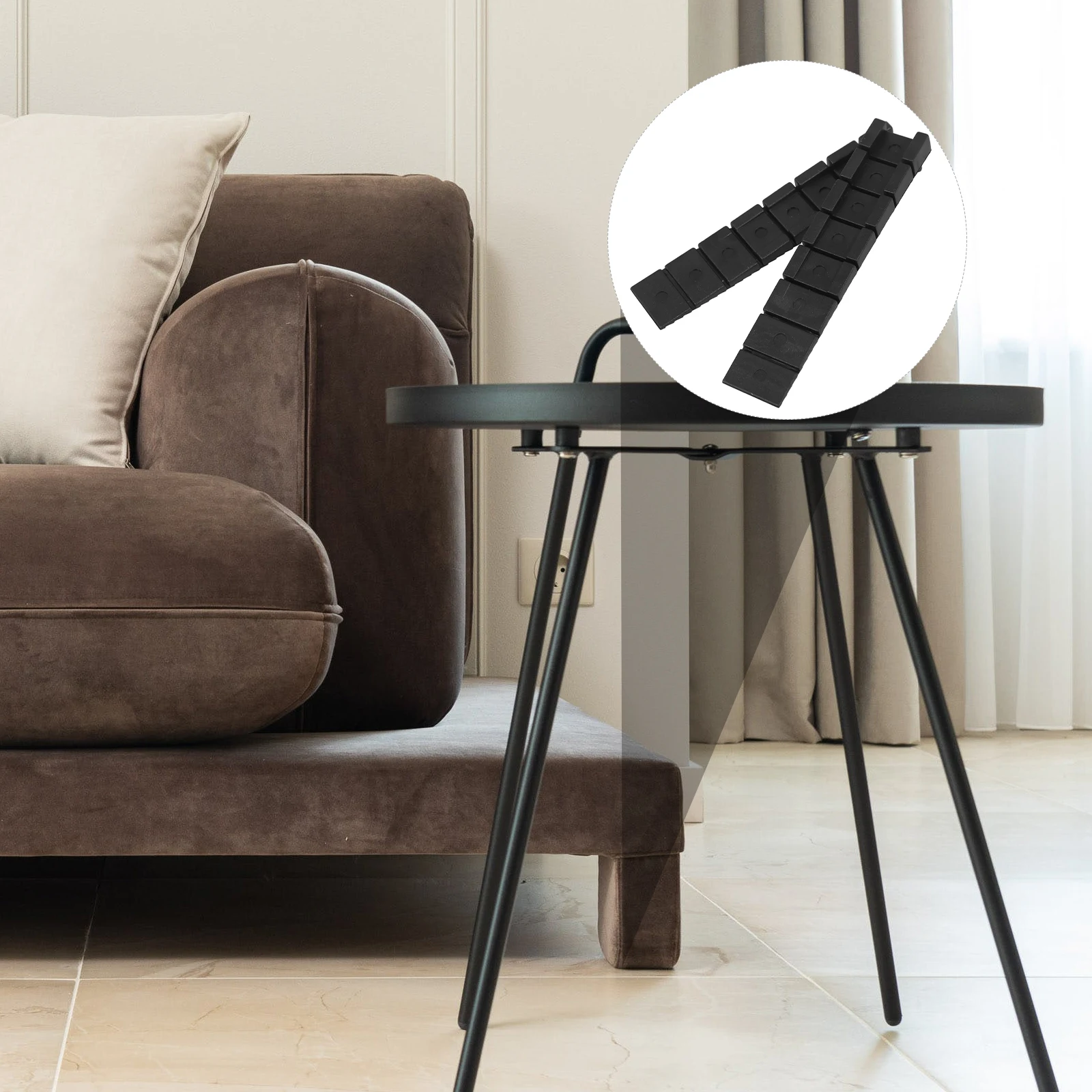 

20pcs Leveling Shims For Furniture Plastic Wedges Stabilize Tables Chairs Flexible Floor Leveler Cabinet Bed Stopper Shim