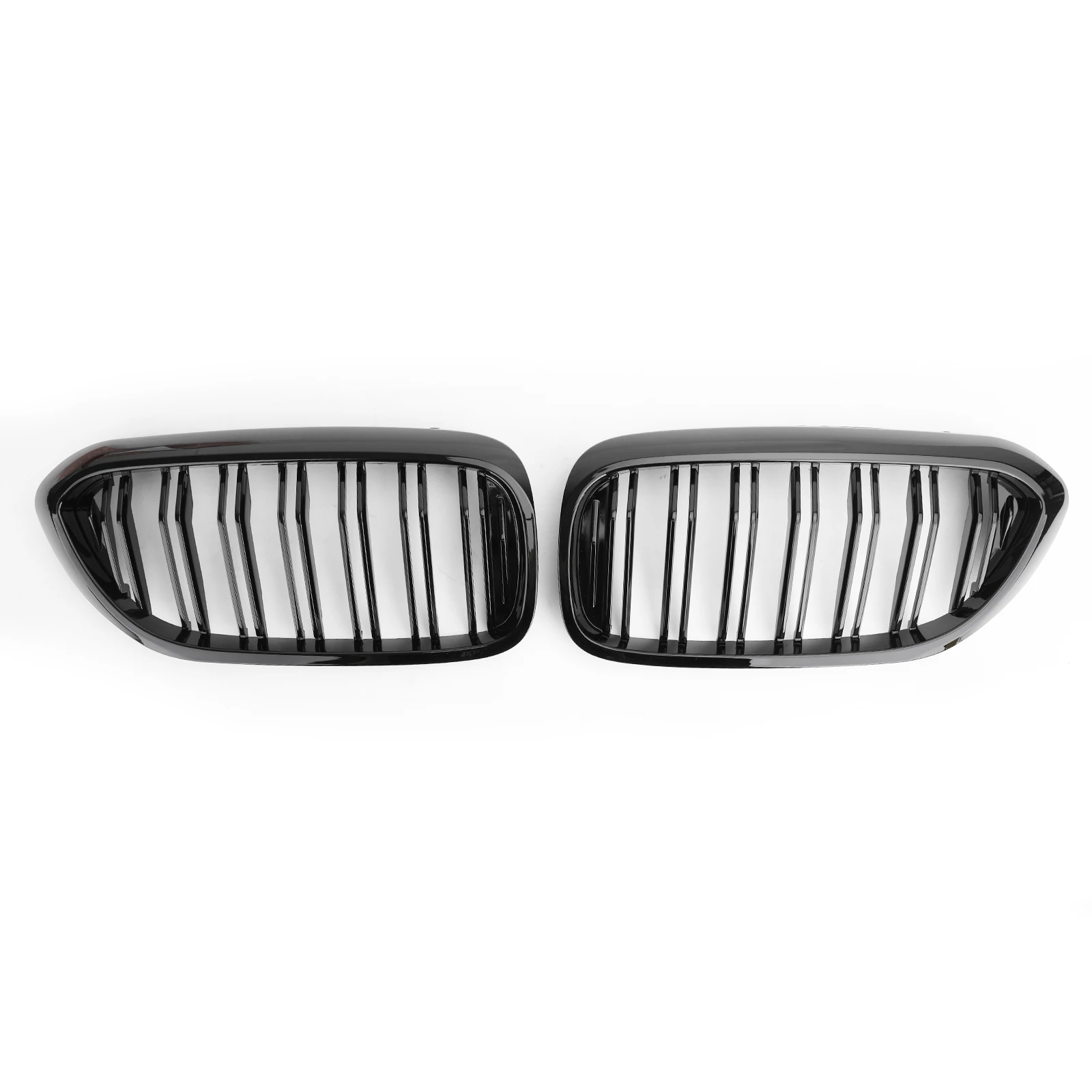 

Areyourshop Front Kidney Grille Glossy Black Double Slat for BMW 5Series G30 G31 Sedan 2017 2018 2019 Car Auto Parts