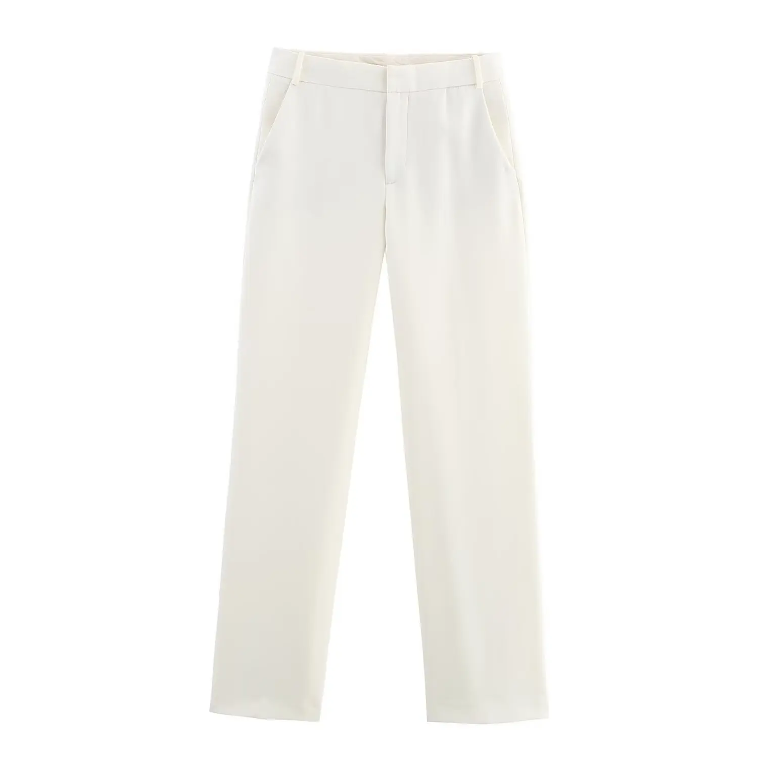 Dames elegant commuter broekpak asymmetrisch vest rechte broek zomer 2025, nieuwe mode all-match kantoor damespak