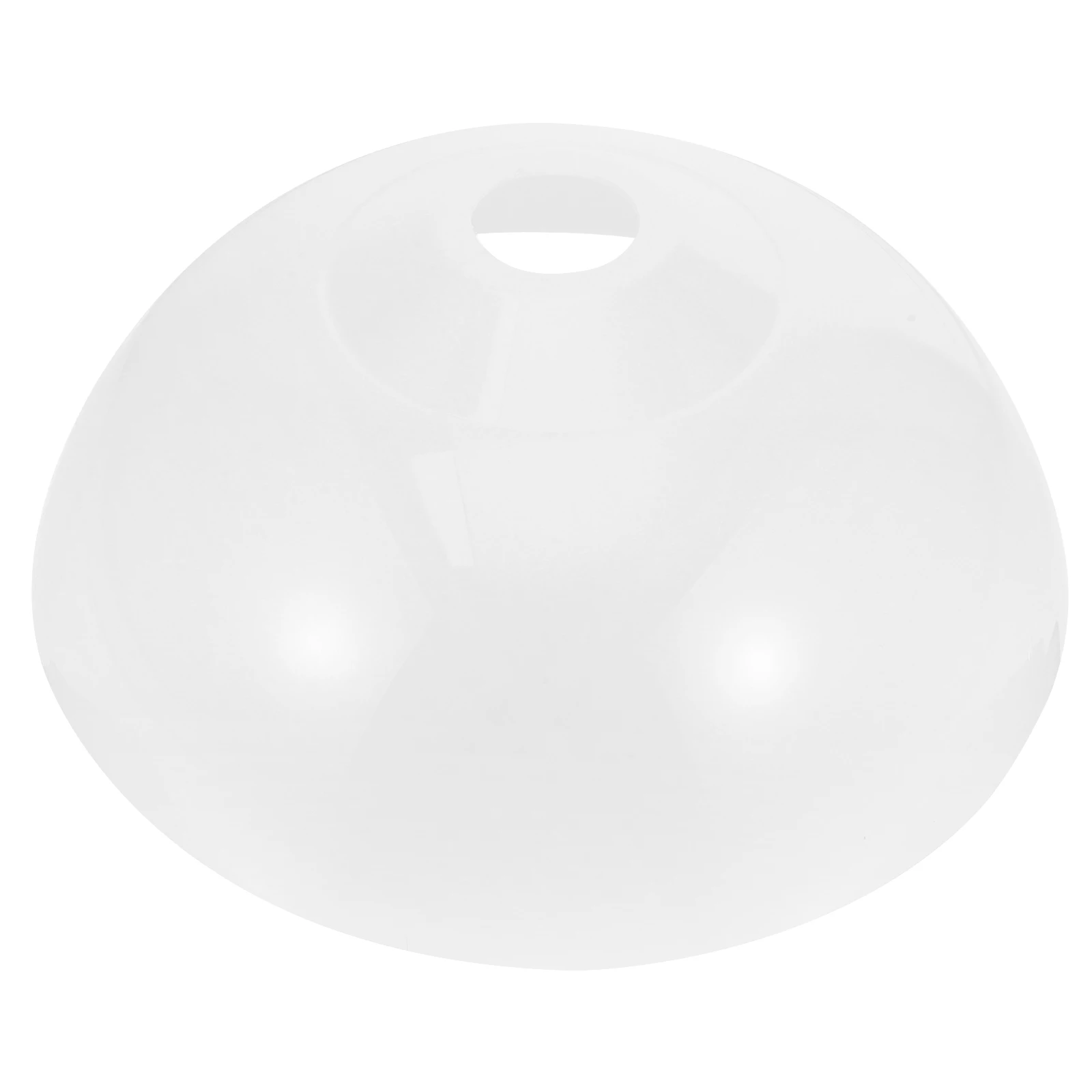 

White Lamp Shade Acrylic Pendant Light Shades E27 Cream Style Hanging Lampshade Cover Replacement 245mm Diameter Safe