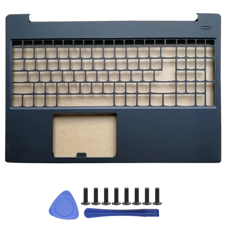 Imagem -06 - para Lenovo Ideapad S34015iwl S340-15api Laptops Lcd Capa Traseira Moldura Dianteira Hing Capa Palmrest Case Inferior Preto Prata Azul