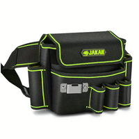 Jakah Electrician Toolkit Thickened Canvas Multifunctional Air Conditioning Repair Kit Tool Waist Bag HL110