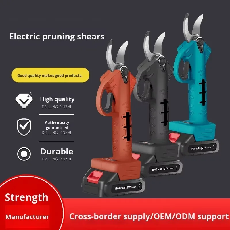 Lithium Battery Electric Pruning Shears High Performance Fruit Trees & Lawn Mowers Scissors Pruning Machine