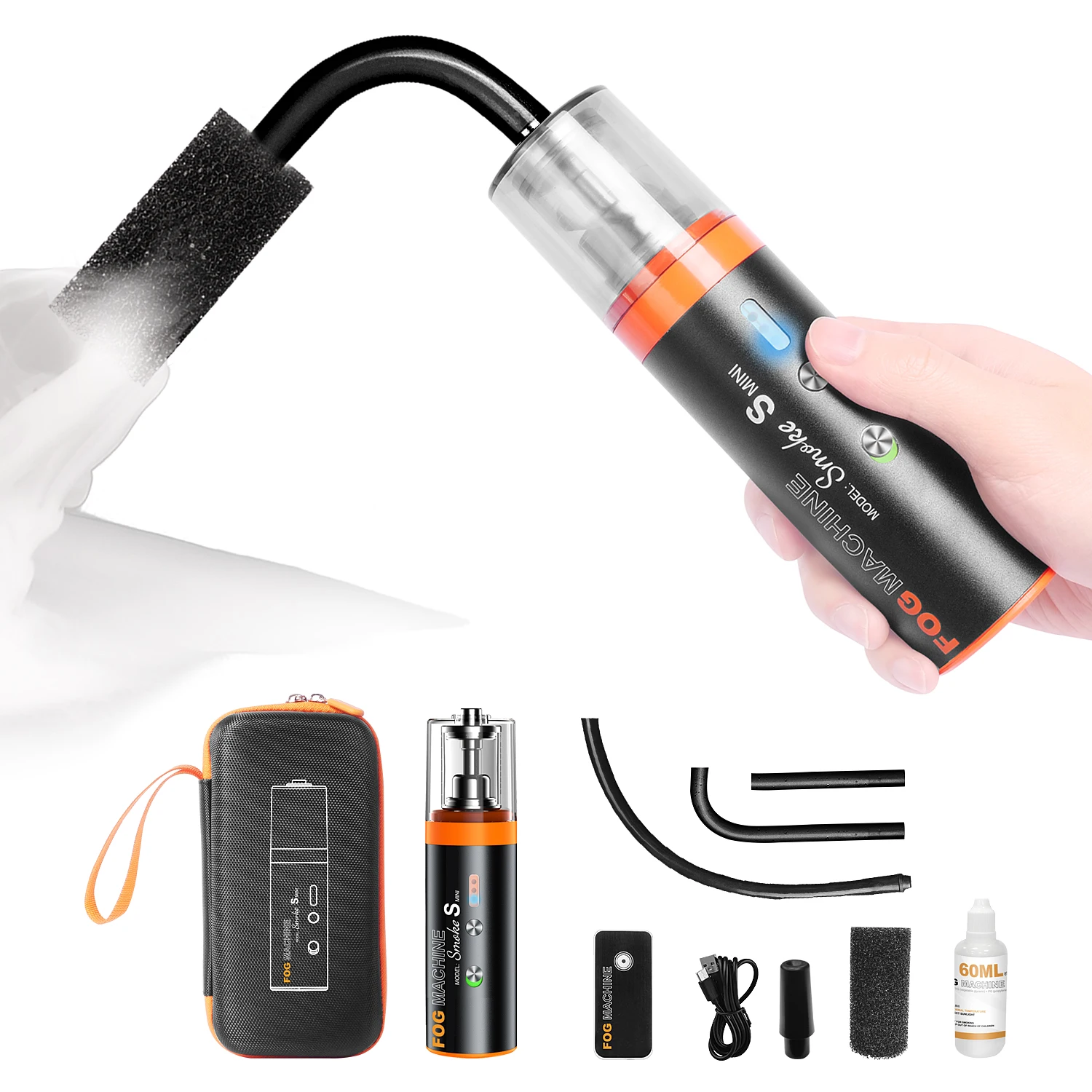 LENSGO Smoke S MINI 15W Dry Ice Smoke Machine Photography Handheld Portable Powerful Fog Machine Effects